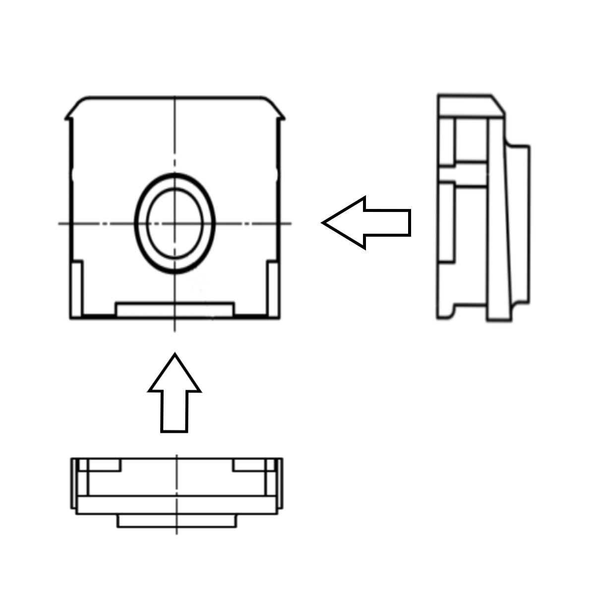 HPQ-B02 | PFA BRACKET FOR HPQ HPQ-B02 | PFA BRACKET FOR HPQ
